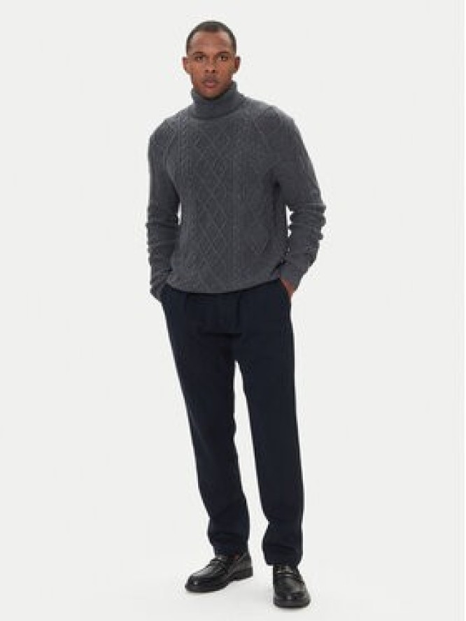 Tommy Hilfiger Golf MW0MW40914 Szary Regular Fit