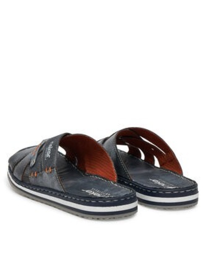 Rieker Klapki 21599-14 Granatowy