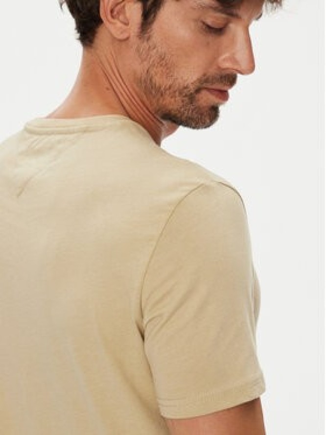 Tommy Jeans T-Shirt Jaspe DM0DM20363 Beżowy Slim Fit