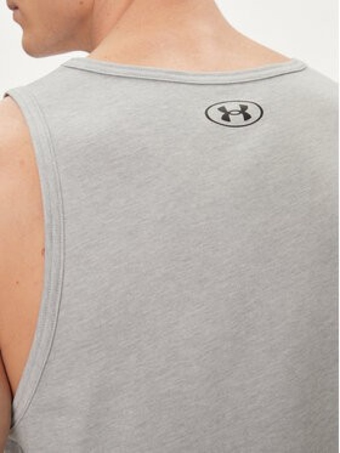Under Armour Tank top Ua Sportstyle Logo Tank 1382883-035 Szary Loose Fit