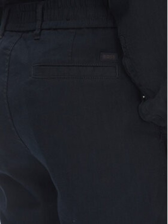 BOSS Szorty materiałowe 50536863 Granatowy Tapered Fit