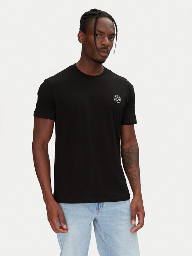 Armani Exchange T-Shirt XM000558 AF10358 UC001 Czarny Regular Fit