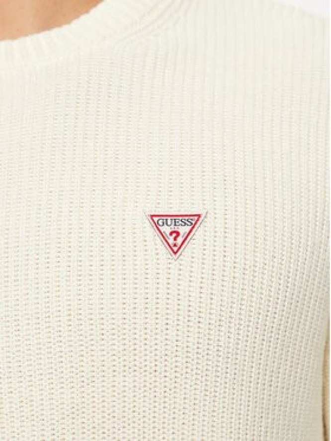 Guess Jeans Sweter M4BR30 Z3HM1 Écru Regular Fit
