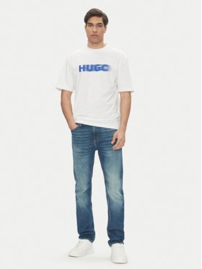 HUGO T-Shirt Nalax 50543493 Biały Regular Fit