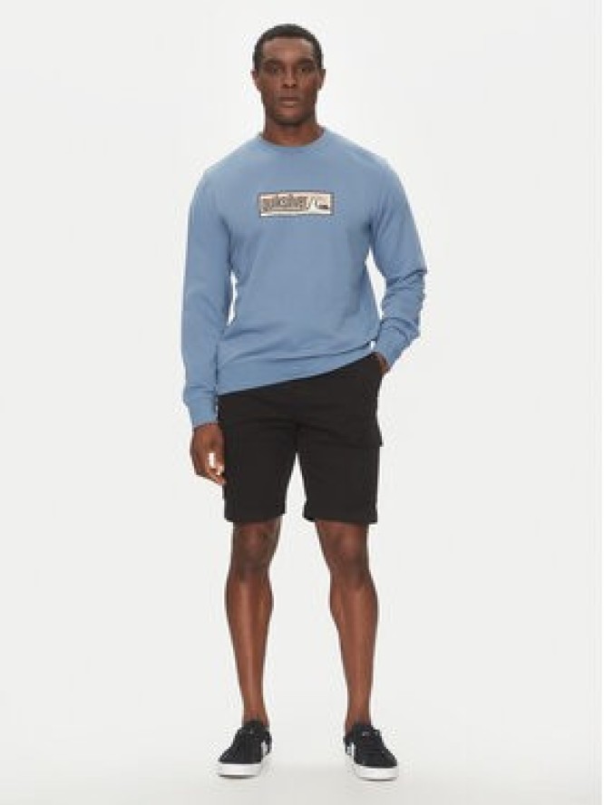 Quiksilver Bluza EQYFT05055 Niebieski Regular Fit