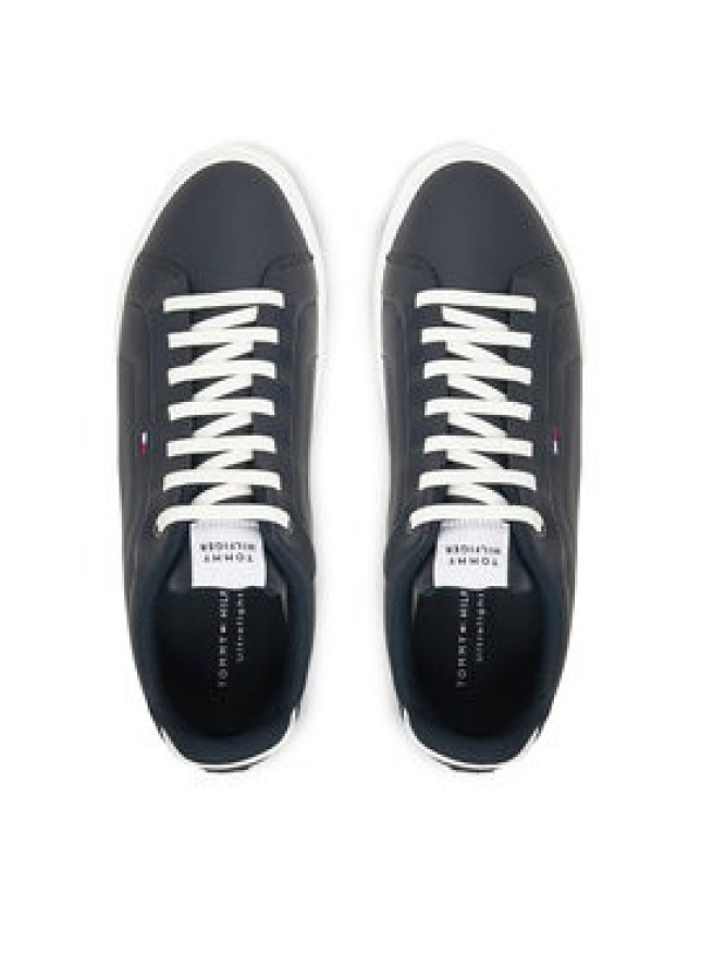 Tommy Hilfiger Sneakersy Icon Court Light Ess FM0FM05678 Granatowy
