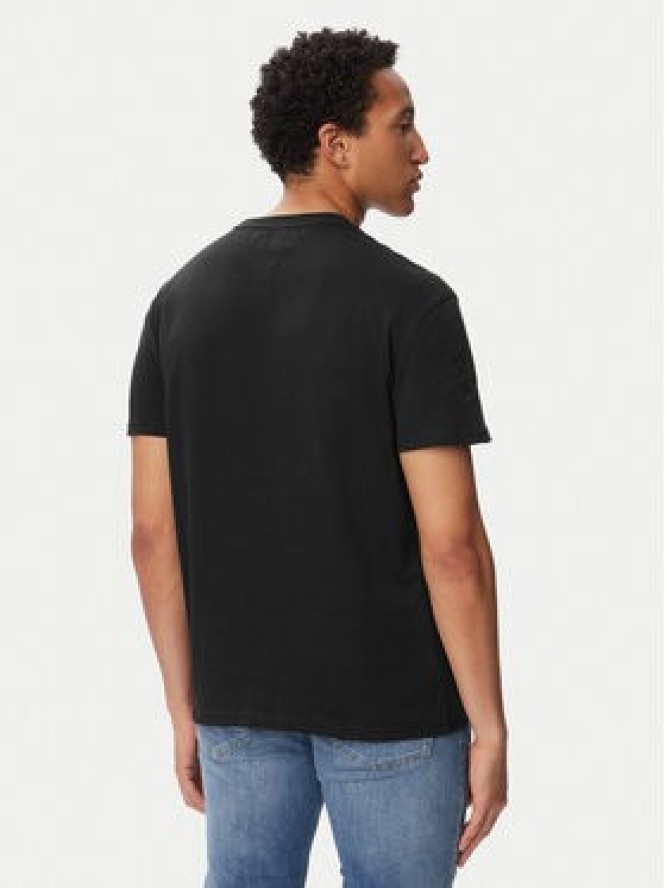 Tommy Jeans T-Shirt Tjm Reg Sflag Ss Tee Ext DM0DM22504 Czarny Regular Fit