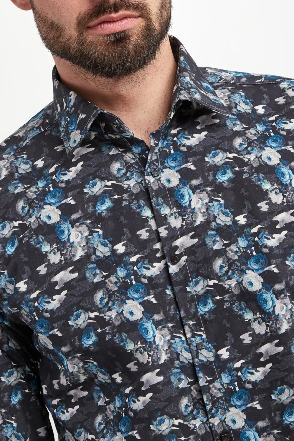 Koszula męska popelinowa KARL LAGERFELD