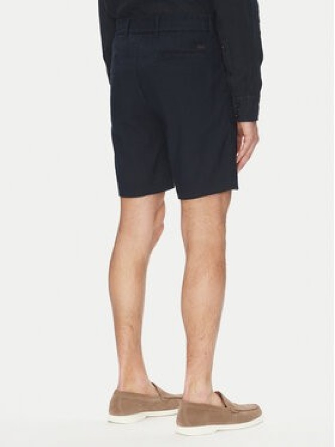 BOSS Szorty materiałowe 50536863 Granatowy Tapered Fit