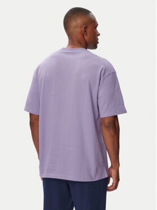 adidas T-Shirt Trefoil Essentials Loose KV3140 Fioletowy Regular Fit