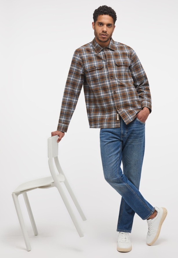 Męskie Spodnie Jeansowe MUSTANG Toledo Tapered Denim Blue 1014326 5000 774