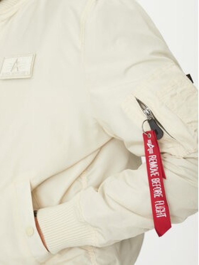 Alpha Industries Kurtka bomber Ma-1 196108 Beżowy Regular Fit