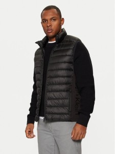 Calvin Klein Bezrękawnik Side Logo K10K108292 Czarny Regular Fit