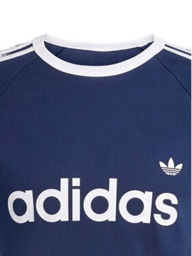 adidas T-Shirt 3-Stripes Ringer KF0419 Granatowy Slim Fit