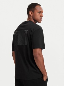 EA7 Emporio Armani T-Shirt 7M002107 AF10441 UC001 Czarny Relaxed Fit