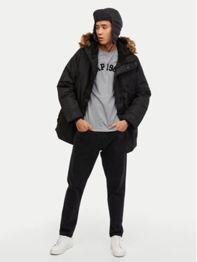 Gap Kurtka zimowa 726377-01 Czarny Regular Fit
