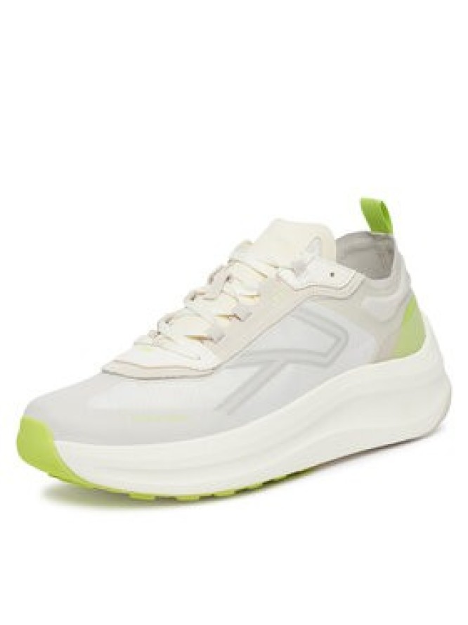 Calvin Klein Sneakersy Chunky Run Laceup Stripe Ny HM0HM02160 Écru