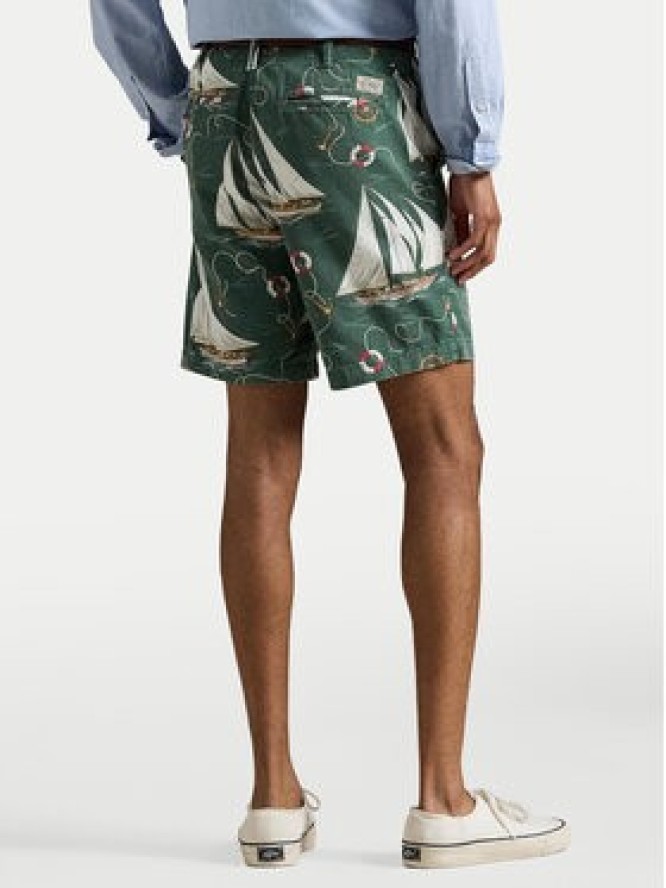 Polo Ralph Lauren Szorty materiałowe 710972102001 Zielony Regular Fit