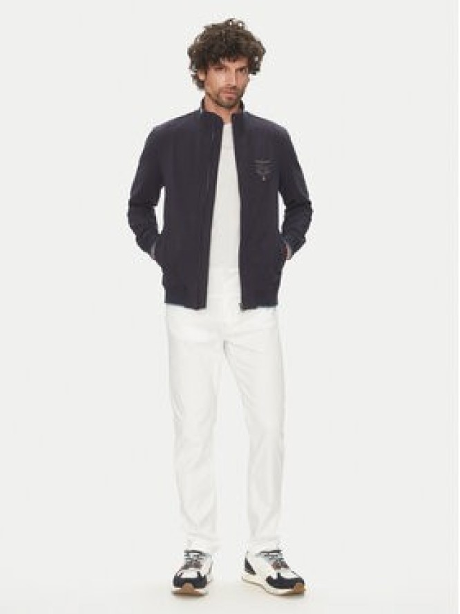 Aeronautica Militare Spodnie materiałowe 251PJ205CT3551 Biały Regular Fit