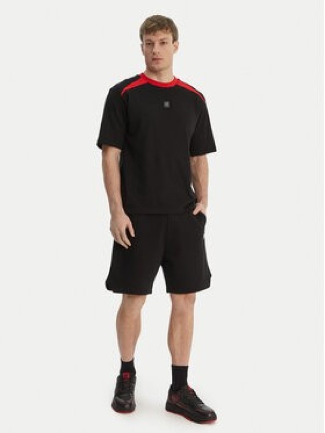 HUGO T-Shirt Dedril_RB 50559670 Czarny Regular Fit