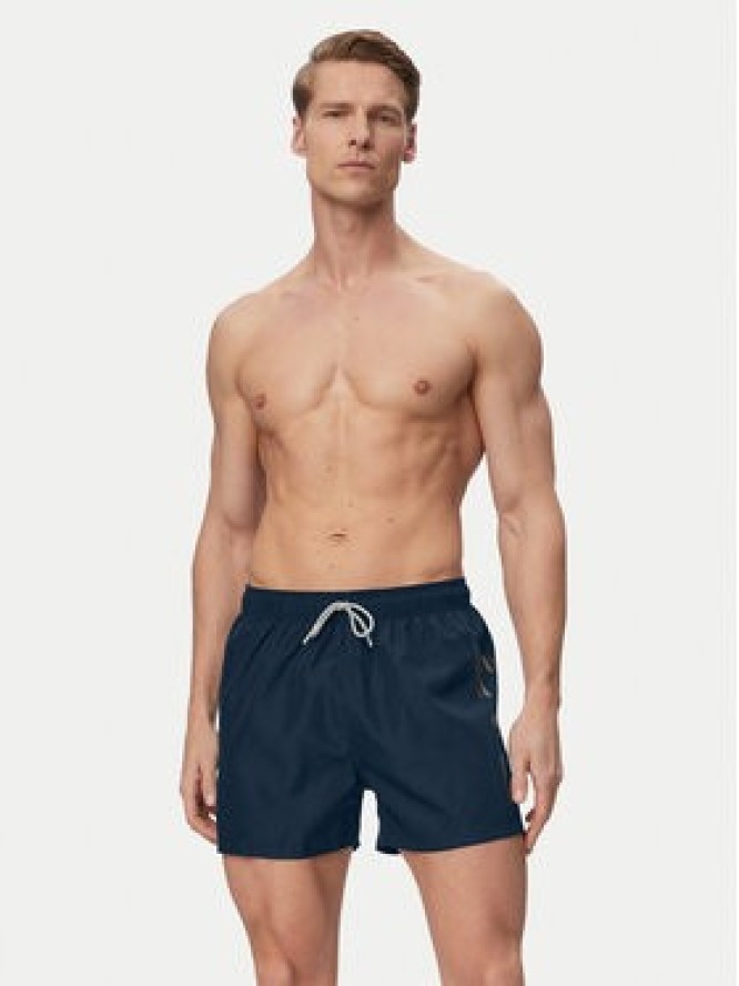 EA7 Emporio Armani Szorty kąpielowe 7M002001 AF14497 MB010 Granatowy Regular Fit