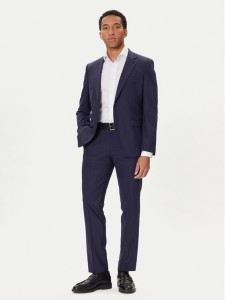 HUGO Garnitur Arti-Hesten253X 50544524 Granatowy Extra Slim Fit