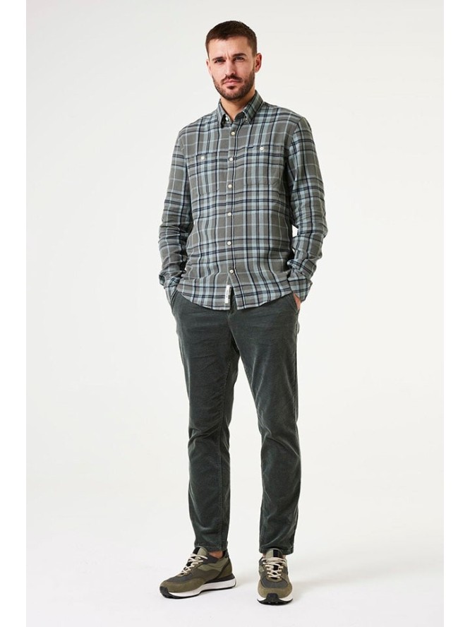 Garcia Spodnie sztruksowe w kolorze khaki rozmiar: XL