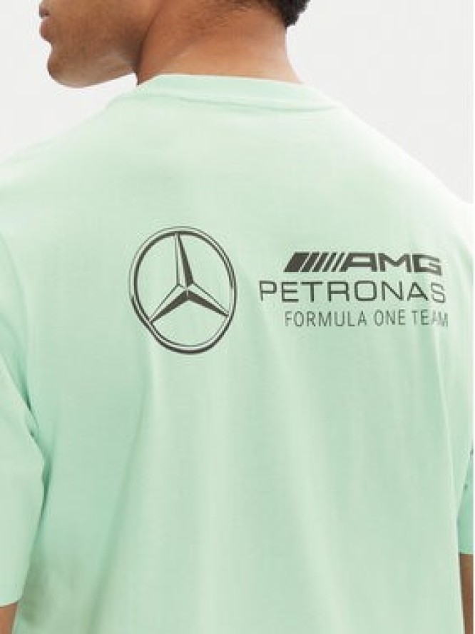 adidas T-Shirt Mercedes - AMG Petronas Formula One Team Premium JY3033 Zielony Regular Fit