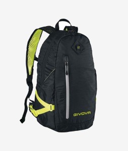 Plecak sportowy Givova Arius Black-Amarillo Fluo