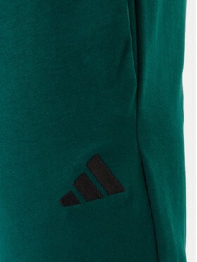 adidas Spodnie dresowe Essentials Feel Cozy JE3858 Zielony Regular Fit