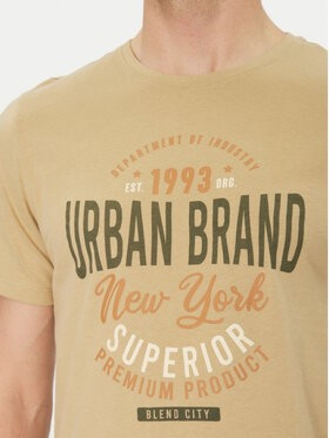 Blend T-Shirt 20717759 Beżowy Regular Fit