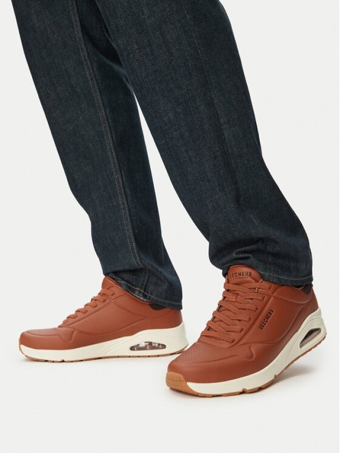 Skechers Sneakersy UNO - Tailored Air 183007/COG Brązowy