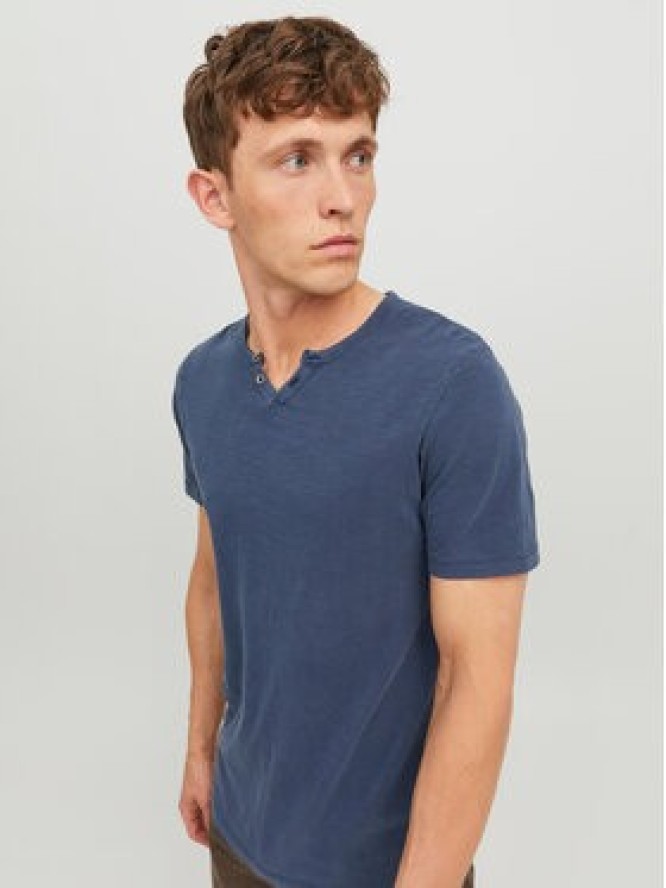 Jack & Jones T-Shirt Split 12164972 Granatowy Standard Fit