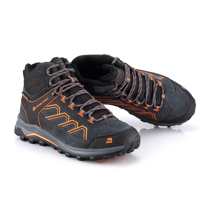 Wysokie buty turystyczne skórzane męskie Alpine Pro Wuteve