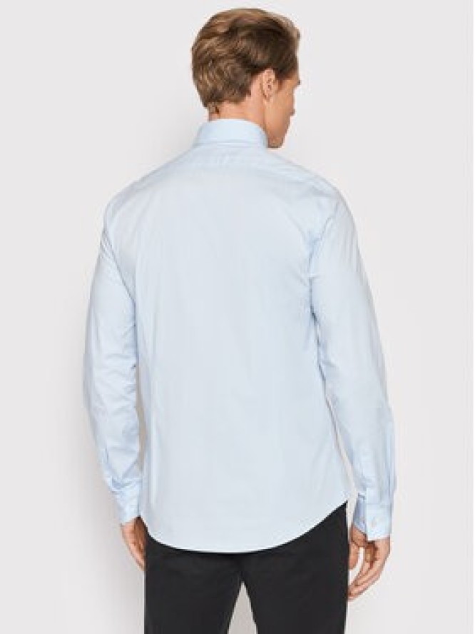 Calvin Klein Koszula Poplin K10K108229 Niebieski Slim Fit