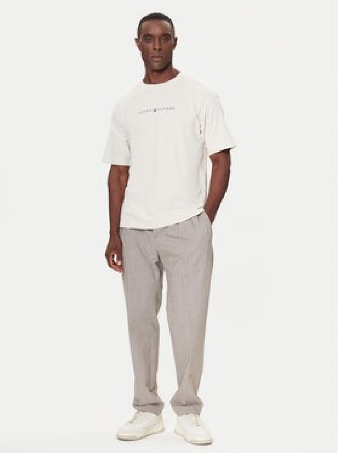 Tommy Hilfiger T-Shirt UM0UM03685 Écru Relaxed Fit