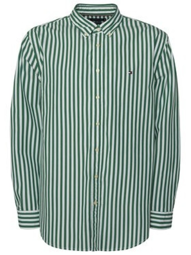 Tommy Hilfiger Koszula MW0MW42440 Zielony Regular Fit