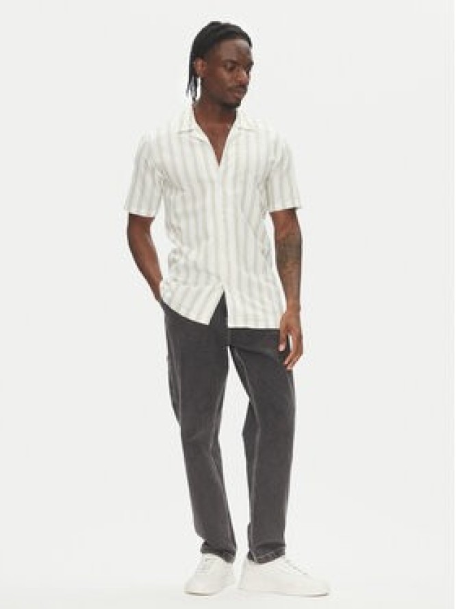 Lindbergh Koszula 30-203321 Beżowy Relaxed Fit