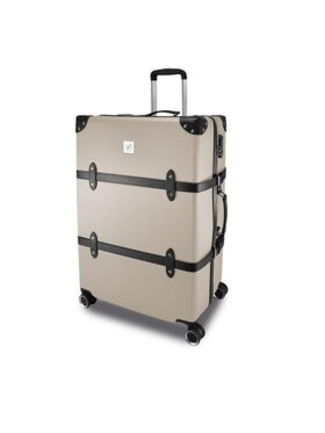 Semi Line Walizka duża T5674-4 Złoty