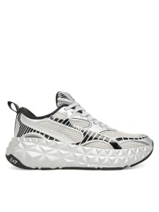 EA7 Emporio Armani Sneakersy X8X238 XK431 MZ163 Srebrny