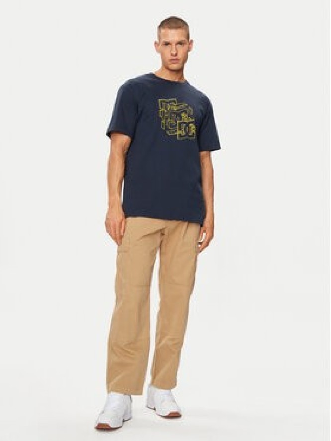 DC Shoes T-Shirt Rebuild Hss ADYZT05337 Granatowy Regular Fit