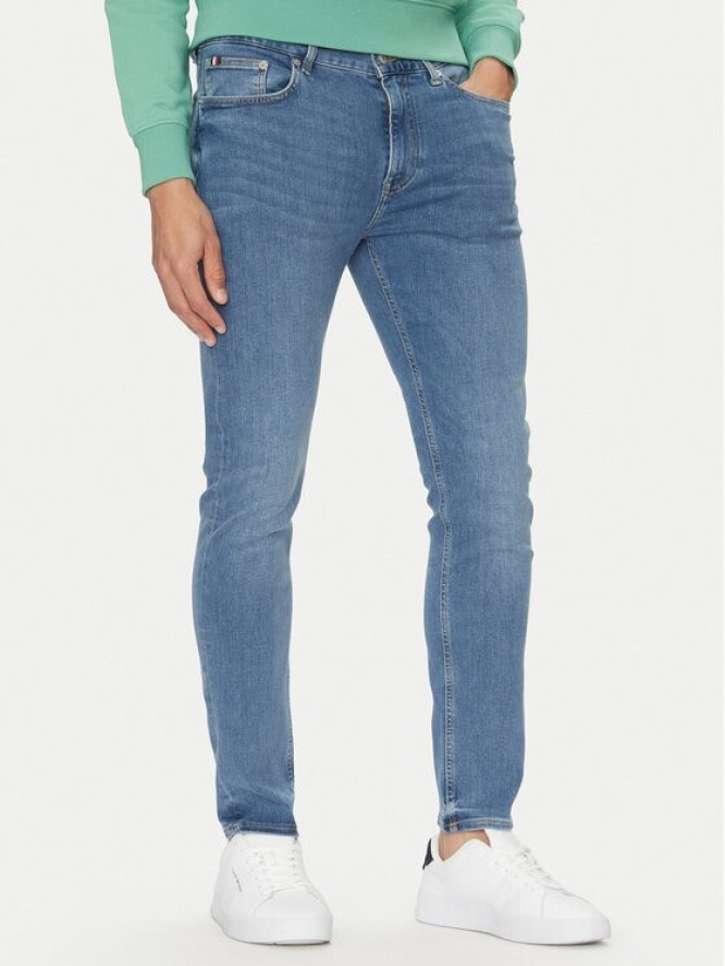 Tommy Hilfiger Jeansy Bleecker MW0MW38823 Niebieski Slim Fit