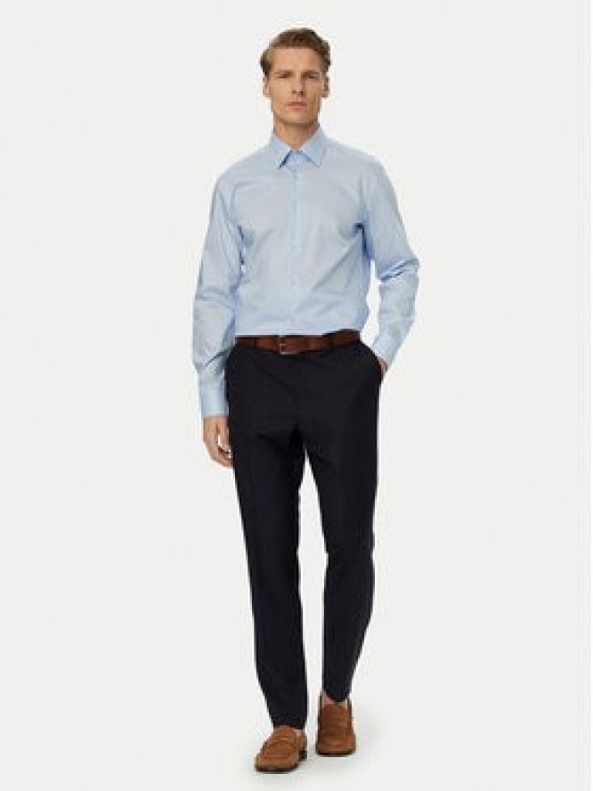 BOSS Koszula H-Hank 50560704 Niebieski jasny Slim Fit