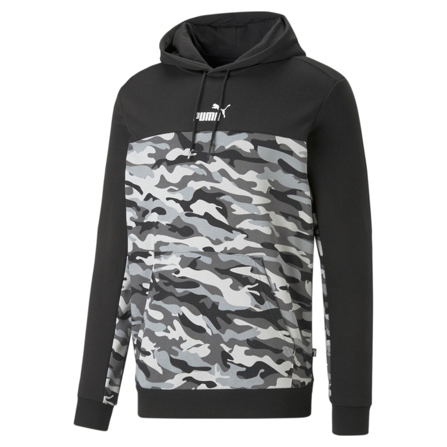 Sweatshirt bluza z kapturem camo Puma ESS Block TR