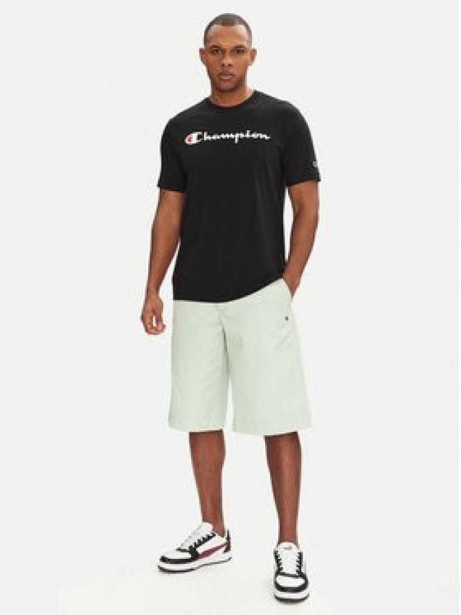 Champion Szorty sportowe 220765 Zielony Standard Fit