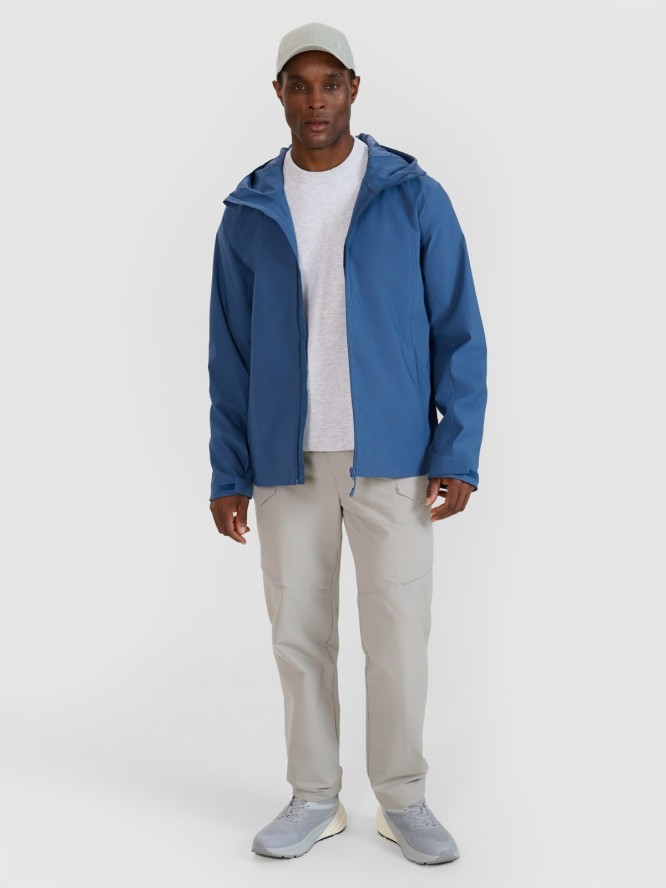 4F Kurtka przejściowa membrana 5000 męska - niebieska 3XL