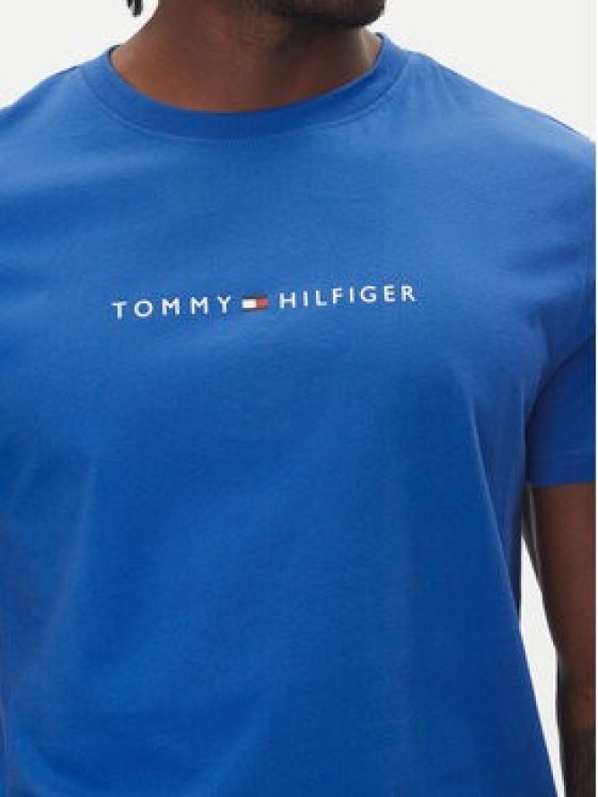 Tommy Hilfiger T-Shirt UM0UM03525 Niebieski Regular Fit