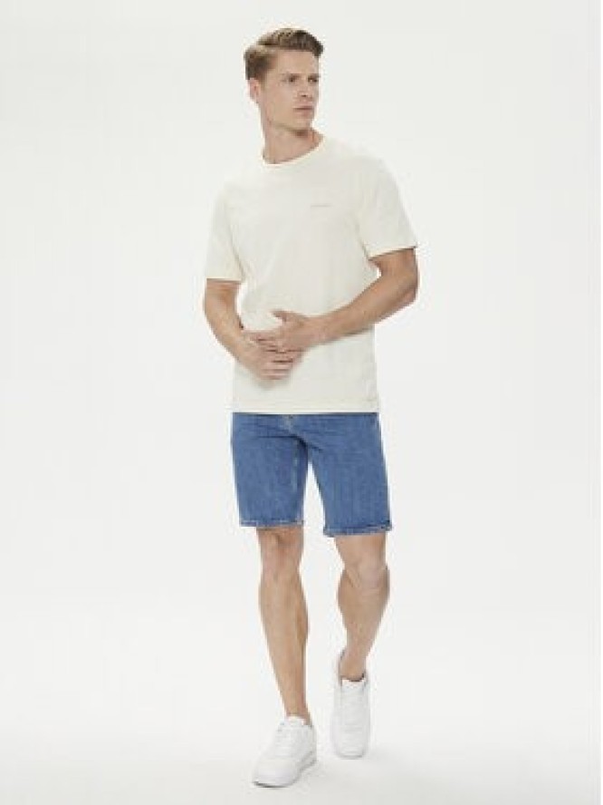 Calvin Klein Szorty jeansowe K10K112941 Niebieski Slim Fit