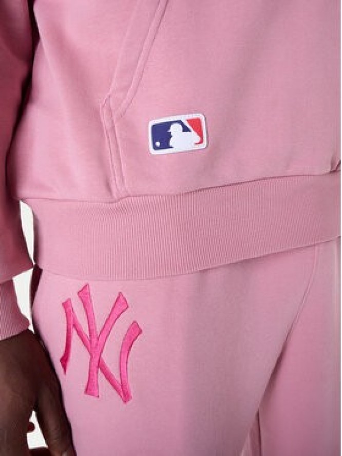 New Era Bluza New York Yankees MLB League 60596174 Różowy Regular Fit