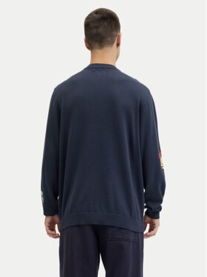 Jack & Jones Sweter Holiday 12287994 Granatowy Relaxed Fit